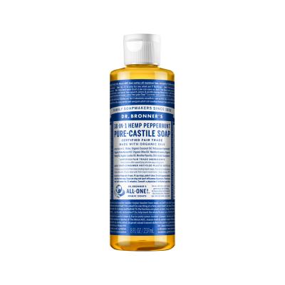 Dr. Bronner's Pure-Castile Soap Liquid (Hemp 18-in-1) Peppermint 237ml